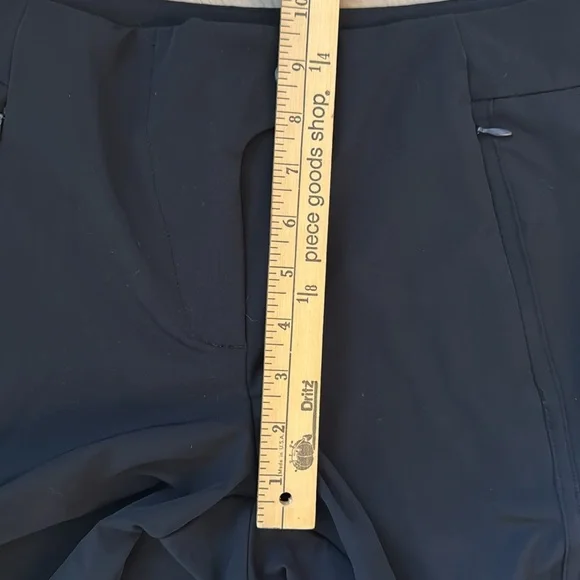 TITLE NINE GENIE STRETCH HIKING CARGO TRAVEL STRAIGHT LEG PANTS BLACK 6 - Picture 11 of 12